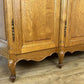 Wardrobe Vintage French Louis XVI Style Four Door Oak Carved Armoire LOT 4929