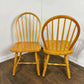 A Pair of Contemporary Hoop Spindle Back Chairs
