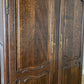 Wardrobe Antique French Louis XVI Style Oak Two Door Carved Armoire LOT 6466