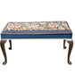 Antique needlepoint footstool