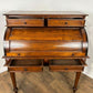 Reproduction Oak Cylinder Topped Desk / Bureau