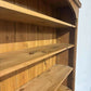 Large Contemporary Stripped Pine Open Bookcase