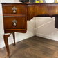 Vintage Austin Suite Walnut Dressing Table with Triple Mirror