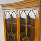 Reproduction Yew Concave Corner Cabinet
