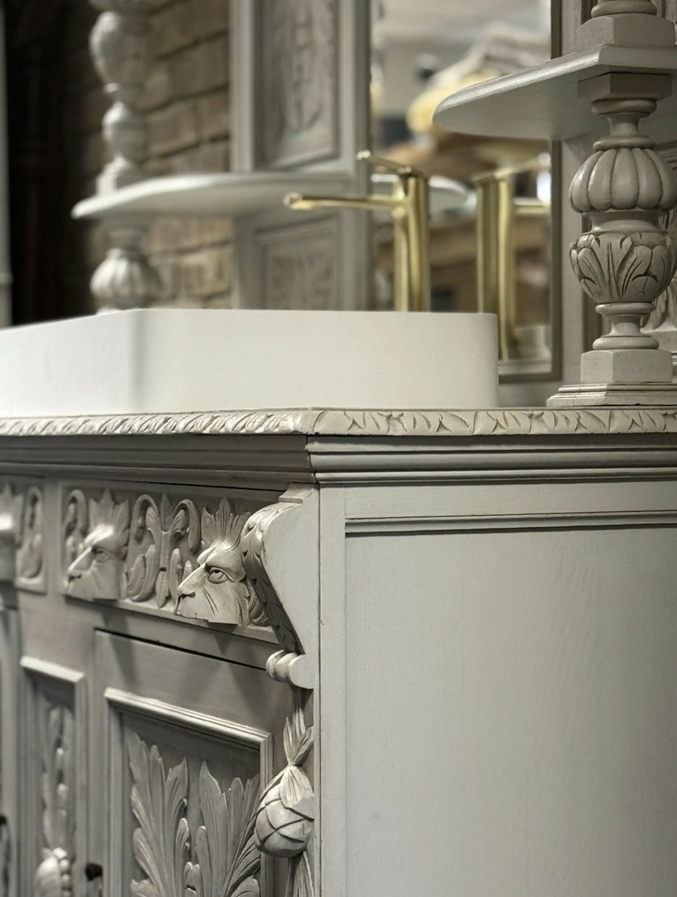 Victorian Sideboard/Bathroom Vanity Unit
