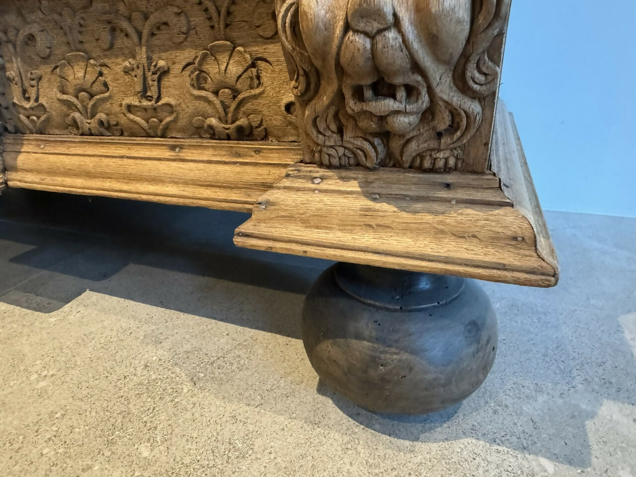 Wonderful Flemish 18th Century Oak Cabinet