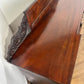 Victorian Mahogany Pedestal Sideboard with Carved Gallery Back