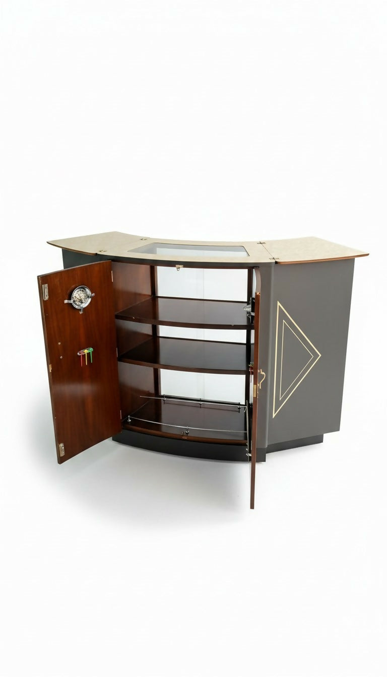 Mid Century "Turnidge of London" Cocktail Bar