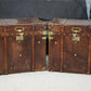 Luxury Leather Hand Dyed Travel Storage Trunks