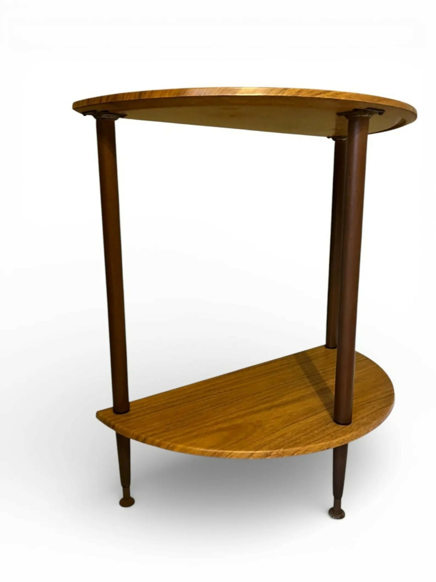 Vintage Formwood Telephone Table Half Moon Hall Table 1960s Mid Century