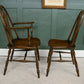 6 Elm Dining Chairs by Glenister - Hoop Back - 2 Carvers