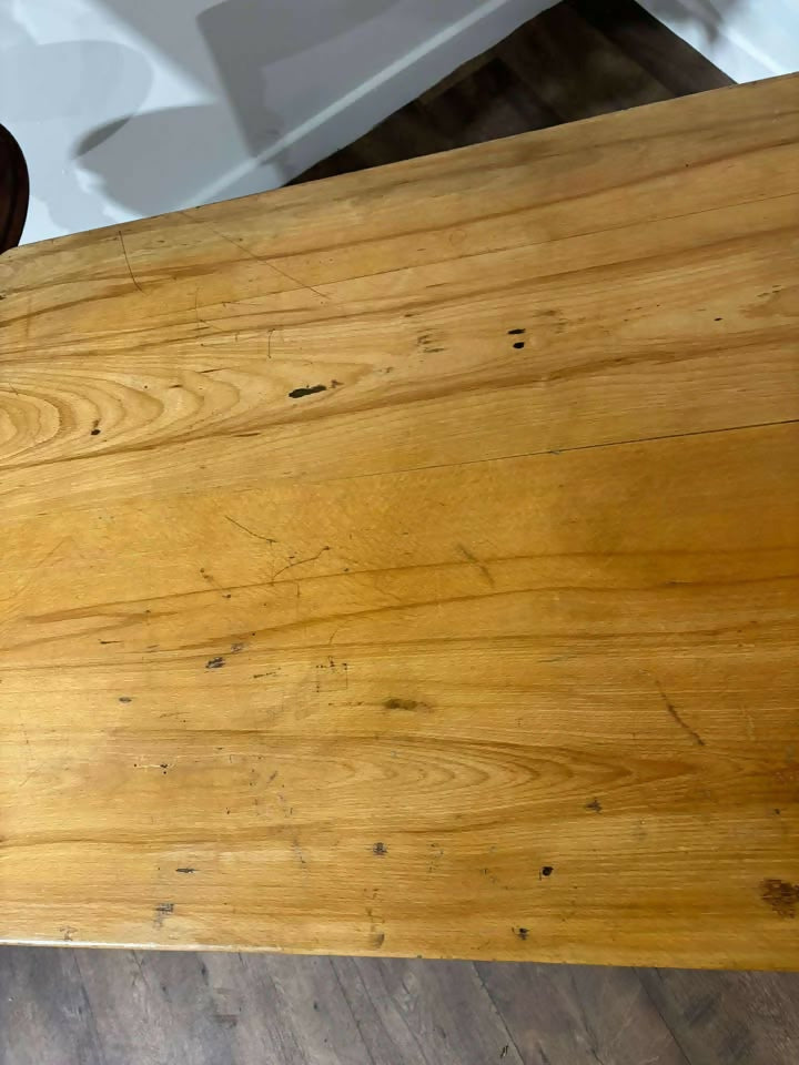 Mid-Century Beech School Desk