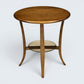 Ercol Round Side Table Lower Tier Mid Century Modern Elm Golden D FREE Delivery*
