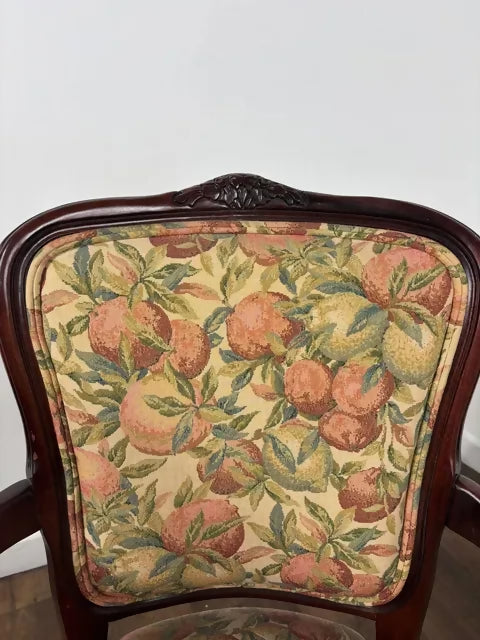Pair of Reproduction Upholstered Armchairs
