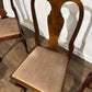 Set Of Four Georgian Style Walnut Dining Chairs
