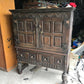 Heavy Oak Antique Cupboard