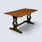 Old Charm Oak Dining Table Light Oak Finish Refectory Plank Top FREE UK Delivery