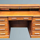 Large Antique Oak Roll Top Desk Jas Shoolbred & Co