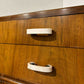 Vintage Walnut Tallboy Cabinet