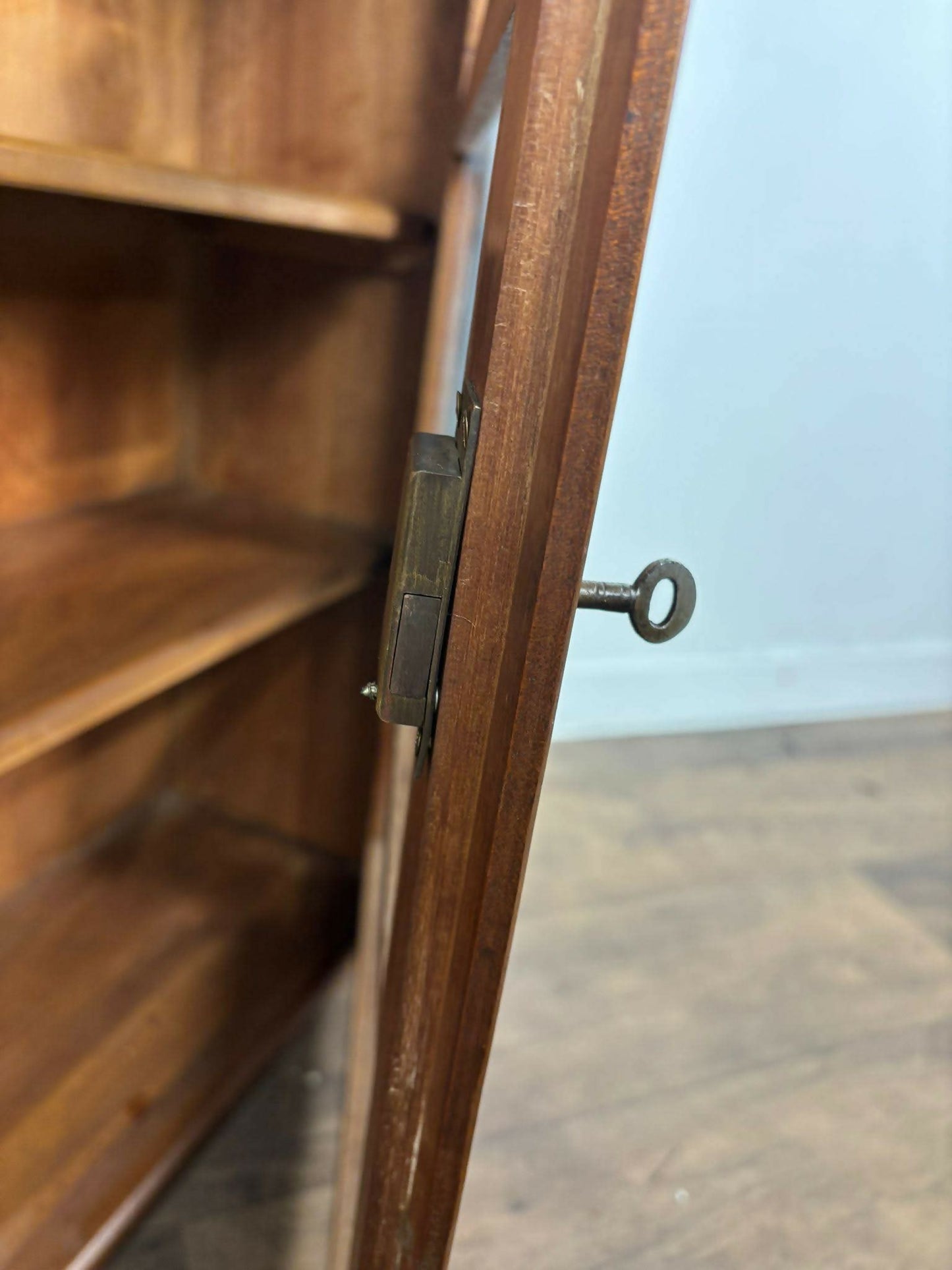 Mid-Century Teak Glazed Bookcase
