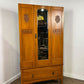 Edwardian Satin Walnut Single Wardrobe