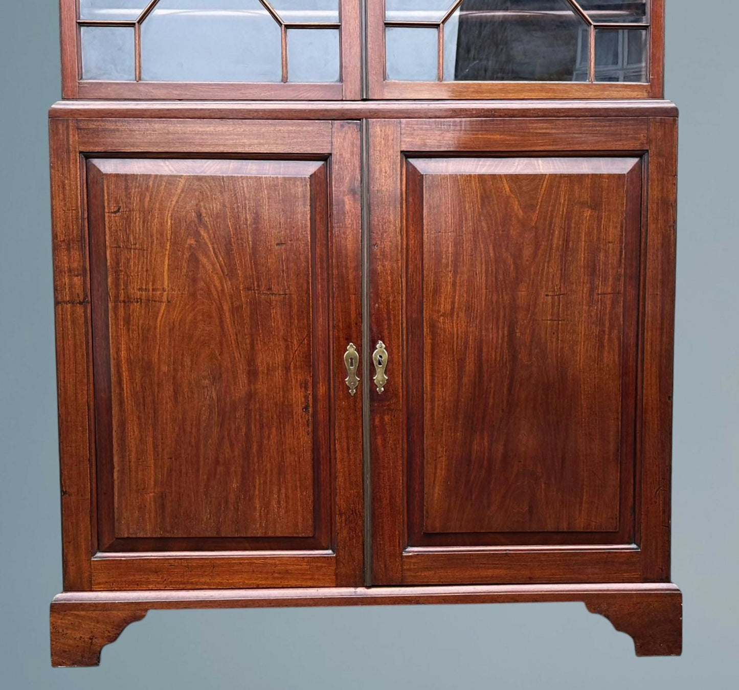 Antique Georgian Mahogany Bookcase, Circa 1800