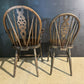 Set 6 Wheel Back Dining Chairs