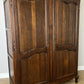 Wardrobe Antique French Louis XVI Style Oak Two Door Carved Armoire LOT 6464
