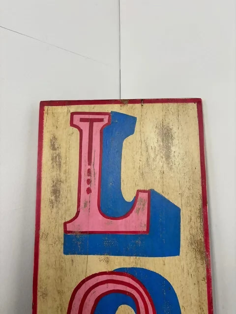 Rustic Style “LOVE” Fairground Sign