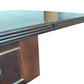 Regency Style Mahogany Sofa Table - Vintage Drop Leaf Console - Brass Claw Feet - Elegant Hallway Entryway Desk - Faux Drawer Detail
