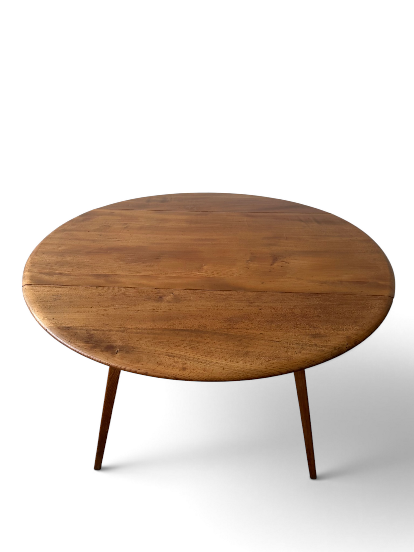 Vintage Ercol Blonde Elm Drop Leaf Dining Table