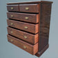Large Edwardian Walnut Chest of Drawers