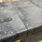 charcoal grey mock crocodile reception trunk