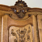 Wardrobe Vintage French Louis XVI Style Five Door Oak Carved Armoire LOT 6125