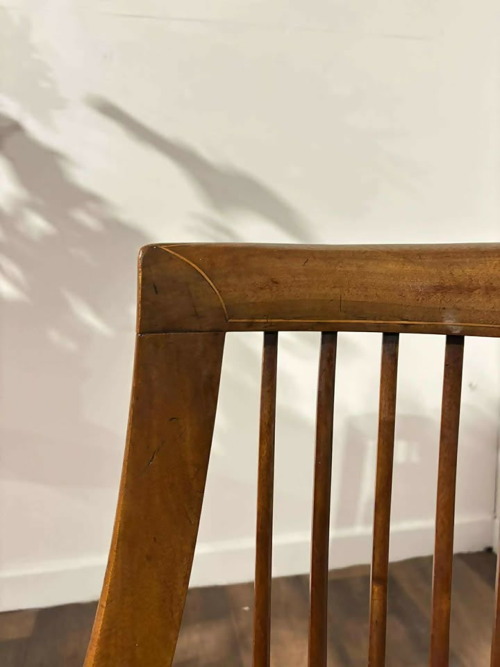 Edwardian Serpentine Front Nursing Chair