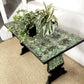 Hand Made Coffee Table Hand Painted In Retro Vintage Pattern