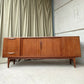 Vintage Mid Century Danish Large Teak Sideboard Drinks Cabinet