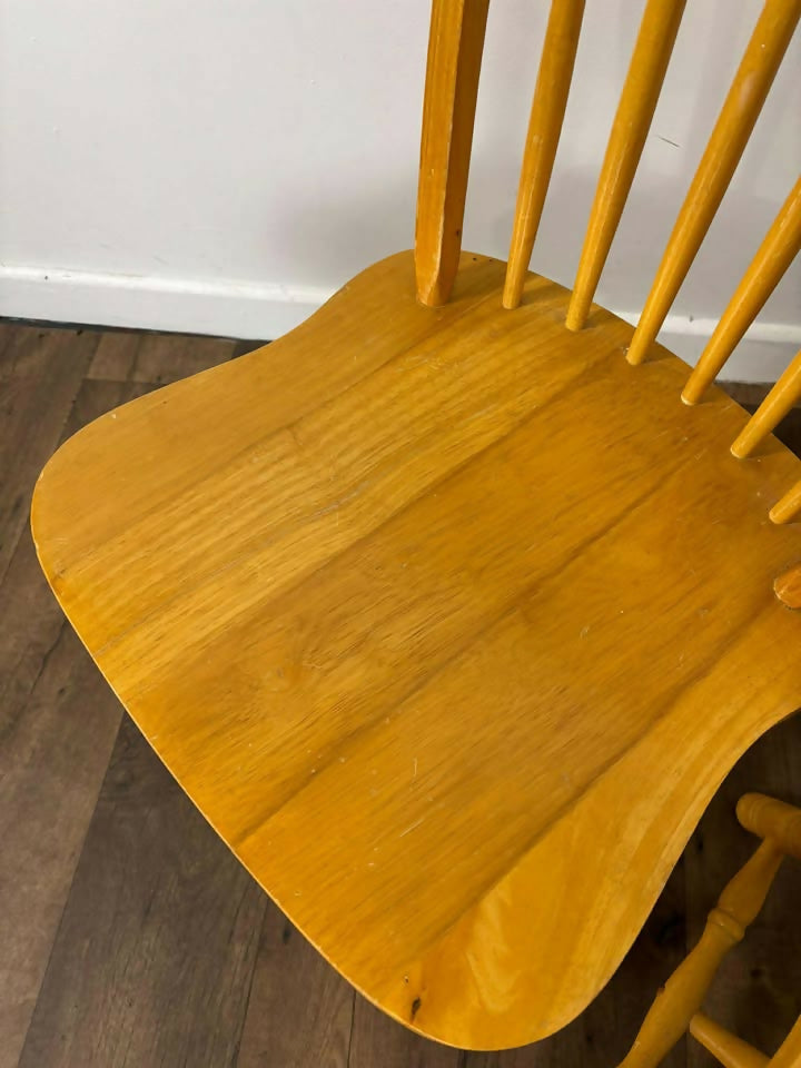 A Pair of Contemporary Hoop Spindle Back Chairs