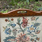A RUPERT / NIGEL GRIFFITHS MONASTIC CARVED OAK FIRE SCREEN / STAND