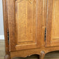 Wardrobe Vintage French Louis XVI Style Four Door Oak Carved Armoire LOT 6412
