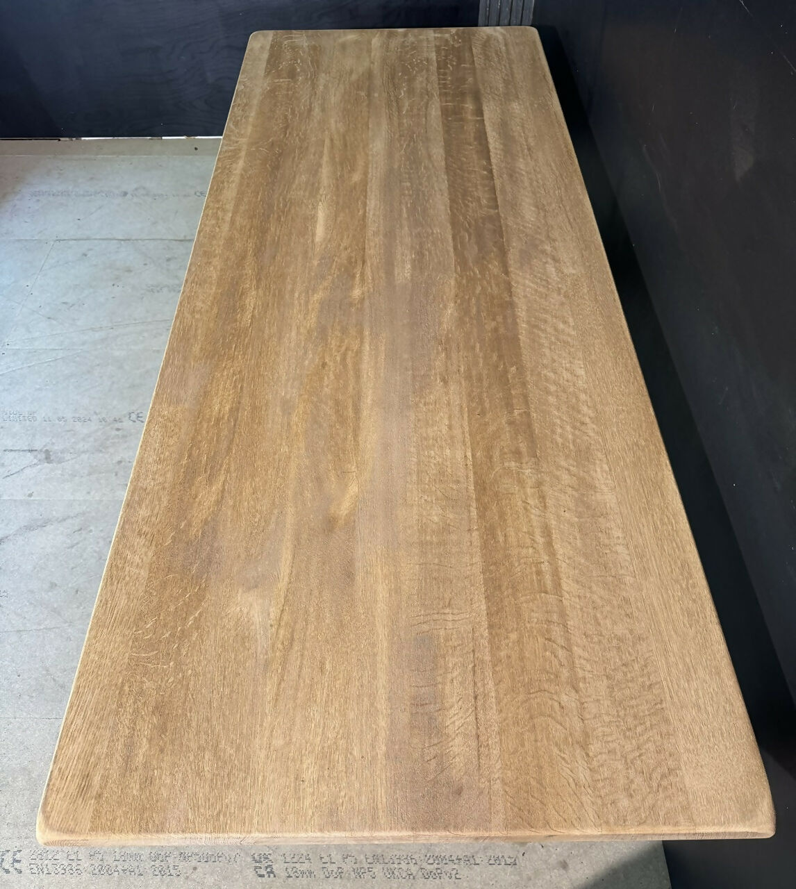 French Bleached Oak Farmhouse Dining Table