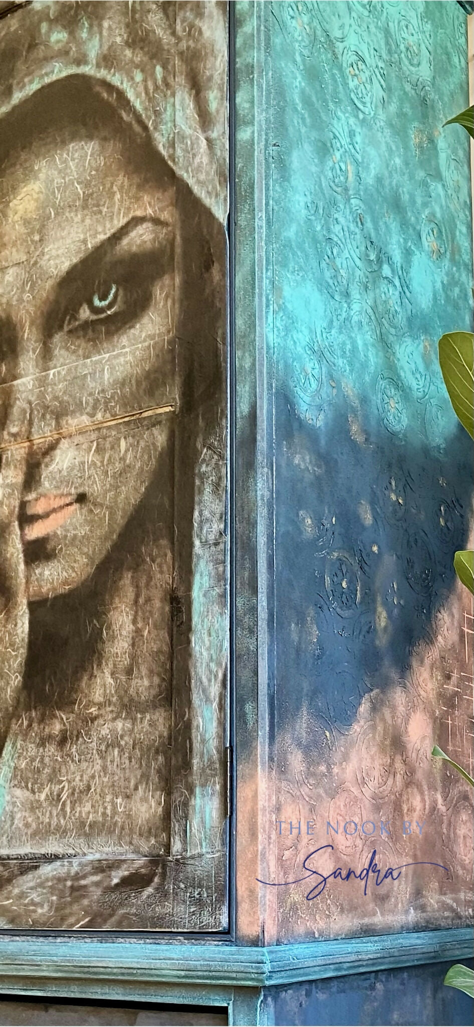 Hand-Painted Artisan Wardrobe - The "Enigma"