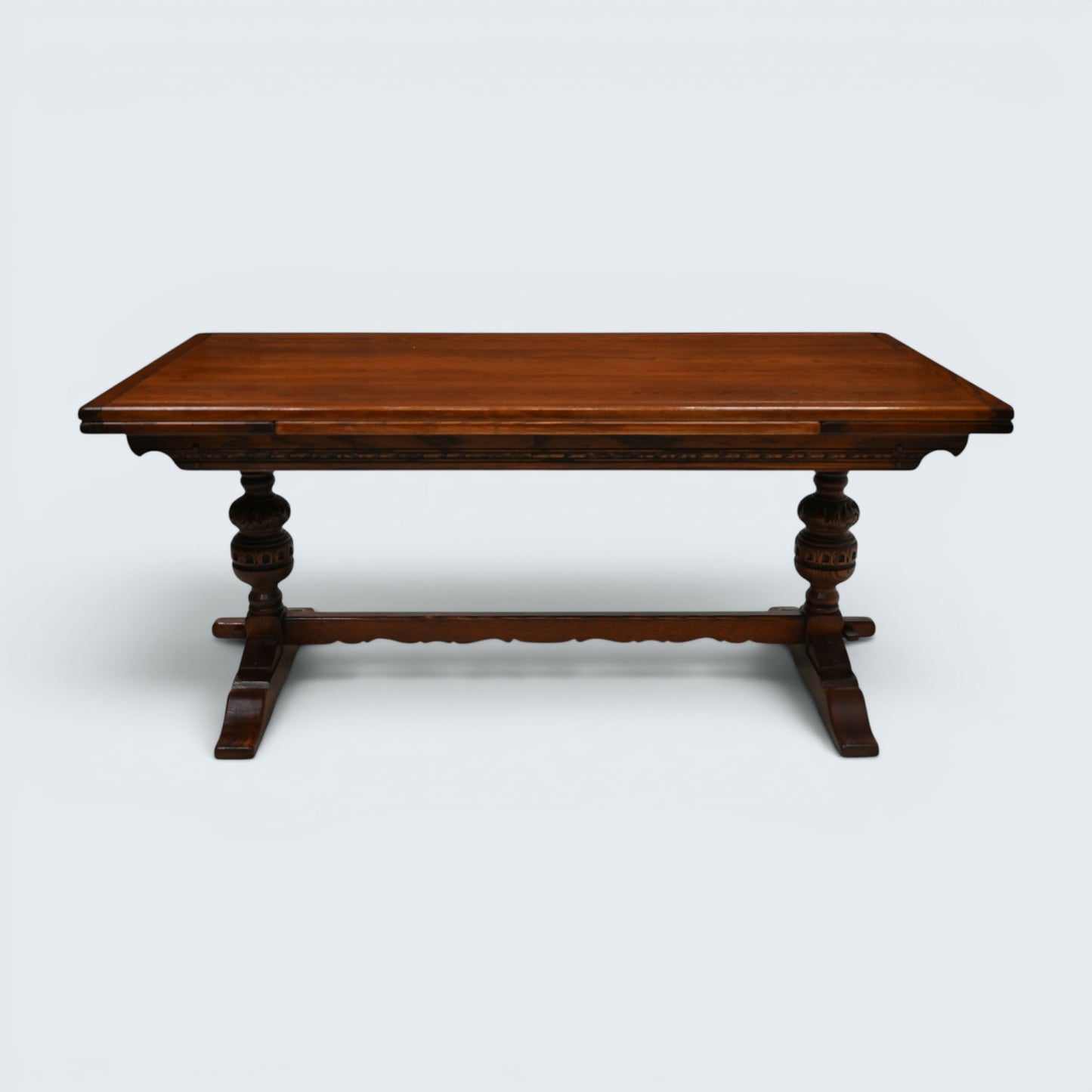 Old Charm Dining Table Can Seat 12 Extending Tudor Brown #1727 FREE UK Delivery