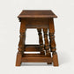 Old Charm Oak Nest of 3 Tables Model 1494 Tudor Brown Finish Free UK Delivery. SBR10606/1906E