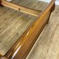 Bed Vintage French Style Sleigh Double Bed Frame Carved Headboard LOT 6411