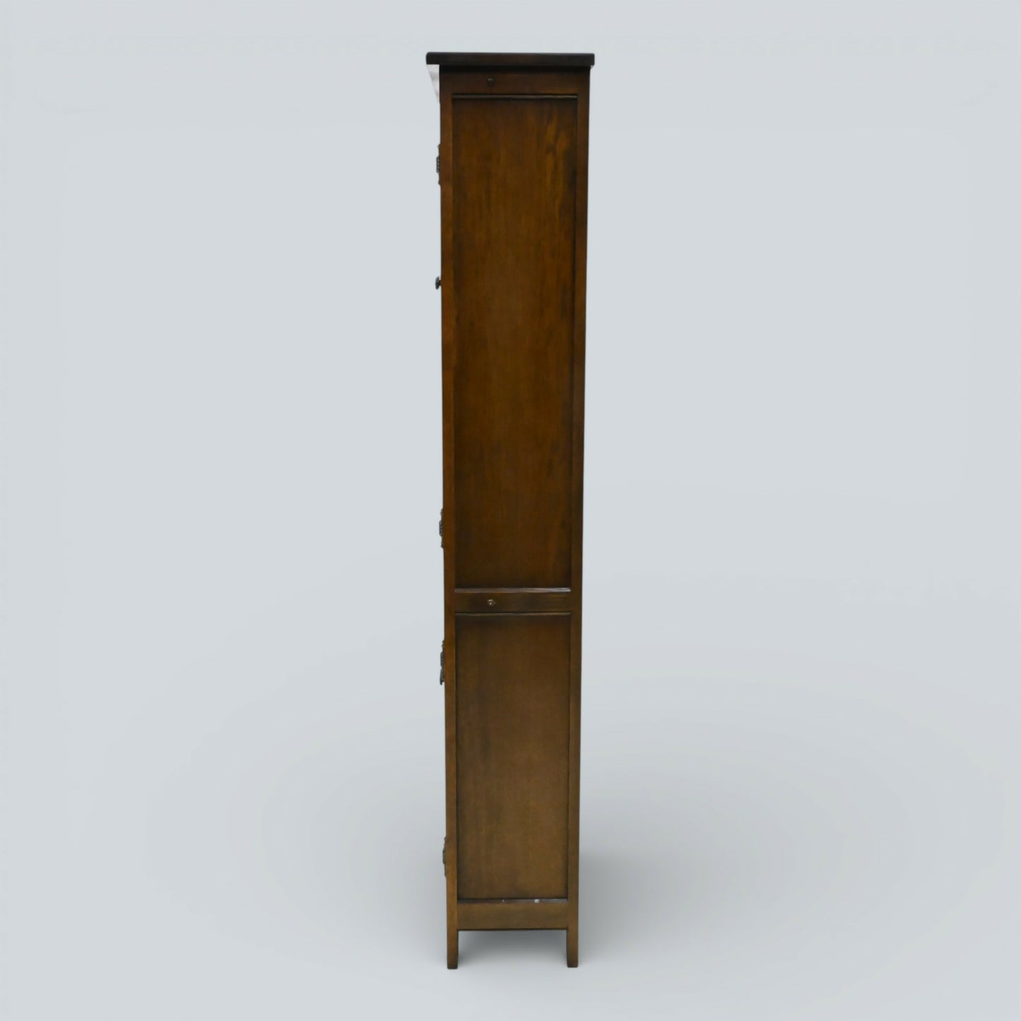 Old Charm Tall Bookcase Display Cabinet 4 Shelves Light Oak FREE UK Delivery*