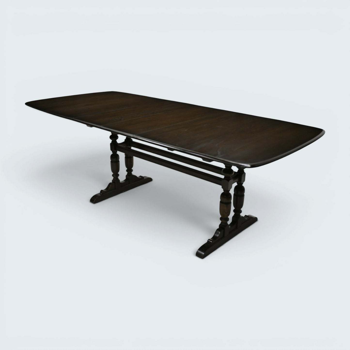 Ercol Dorchester Extending Dining Dark Finish Seats 8 to 10 FREE UK Delivery