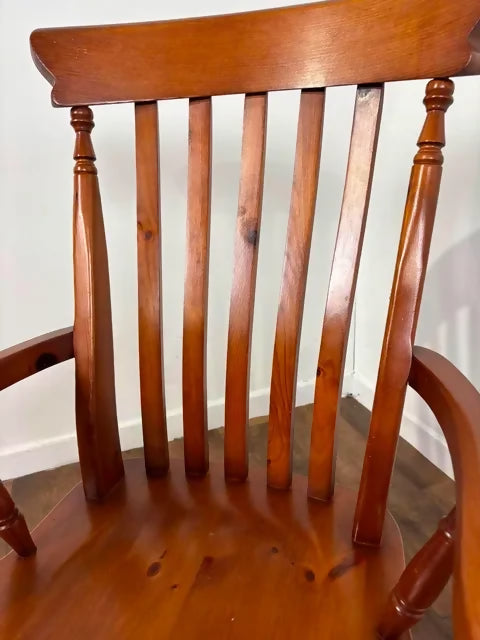 Victorian Style Pine Farmhouse Kitchen Chair