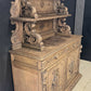 French Carved Oak Hunting Sideboard
