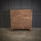 Rare Figured Walnut Military Vintage Campaign Chest of Drawers